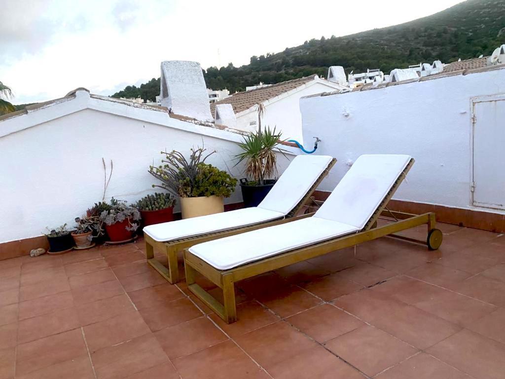 Apartamento Dos Terrazas, Vistas Al Mar. Piscina Peñíscola Exterior foto